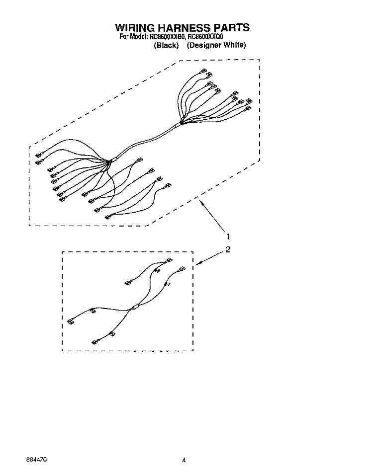 SECTION Diagram and Parts List for RC8600XXW0  Whirlpool Cooktop
