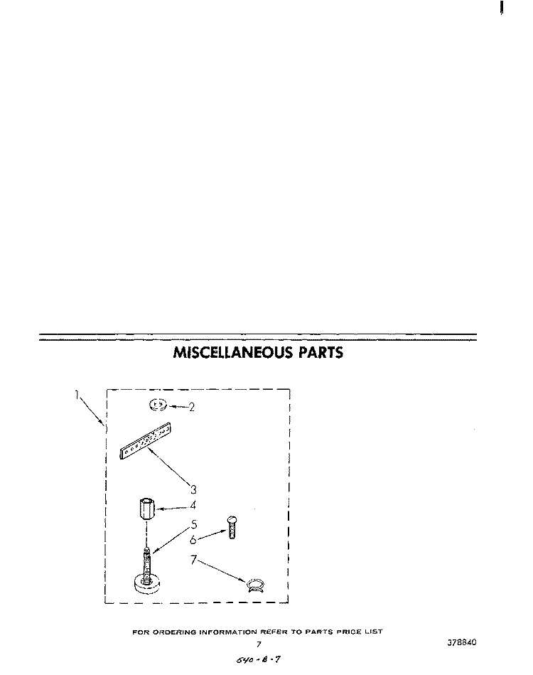 MISCELLANEOUS Diagram and Parts List for LA3400XMW2  Whirlpool Washer