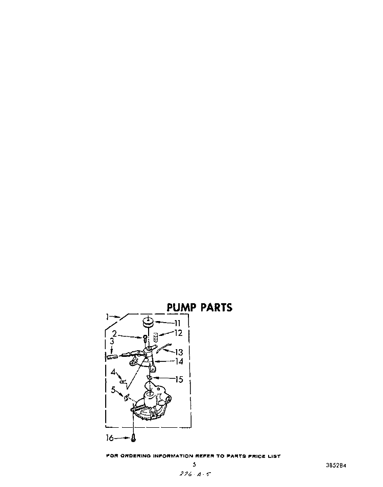 PUMP Diagram and Parts List for CA1200XMW0  Whirlpool Washer