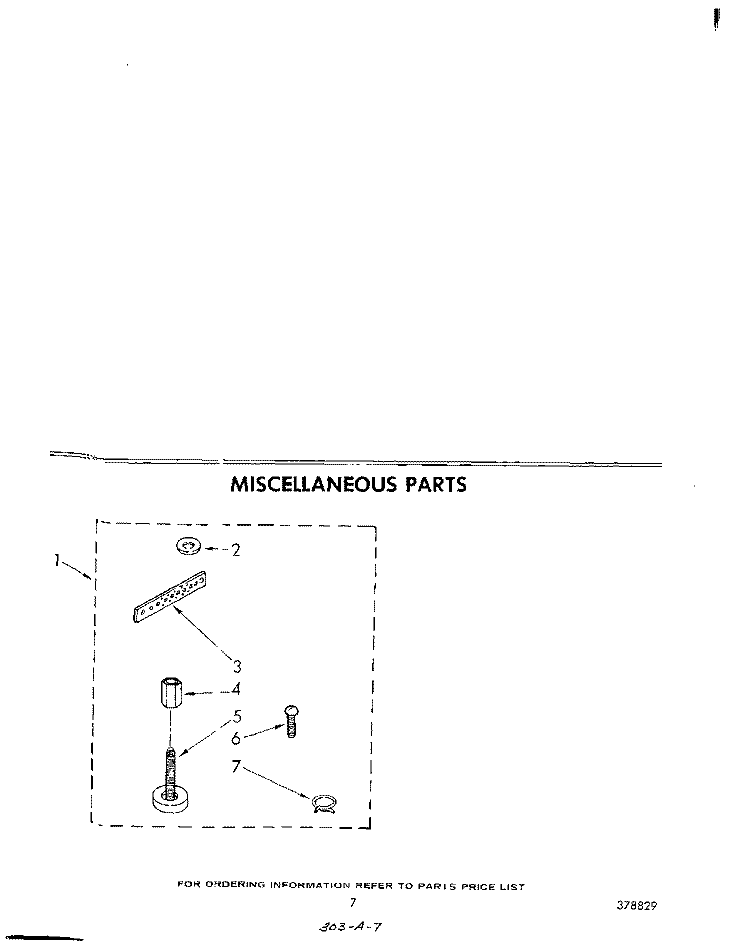 MISCELLANEOUS Diagram and Parts List for LA5430XMW1  Whirlpool Washer