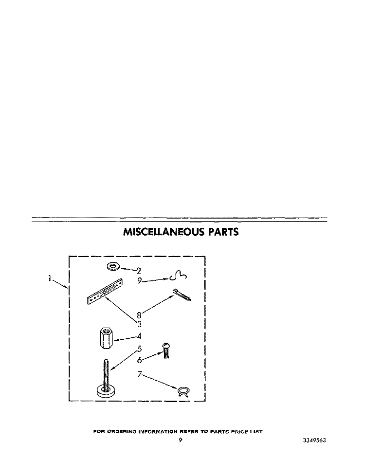 MISCELLANEOUS Diagram and Parts List for KAWE900TWH0  KitchenAid Washer