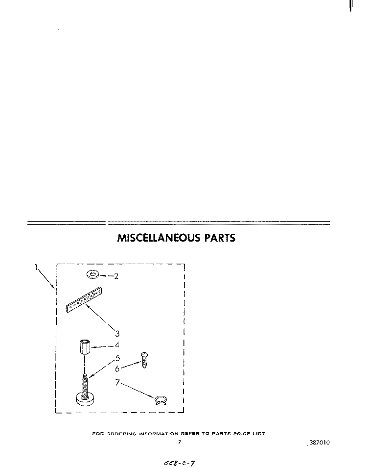 MISCELLANEOUS Diagram and Parts List for LA5400XPW1  Whirlpool Washer