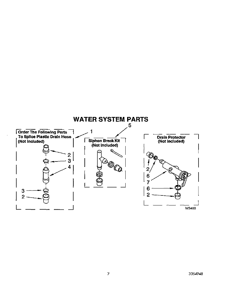 WATER SYSTEM Diagram and Parts List for LA8860XWQ0  Whirlpool Washer