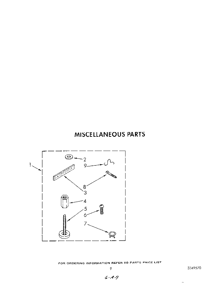 MISCELLANEOUS Diagram and Parts List for KAWE450VAL0  KitchenAid Washer