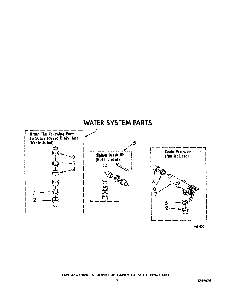 WATER SYSTEM Diagram and Parts List for LA5280XTW1  Whirlpool Washer