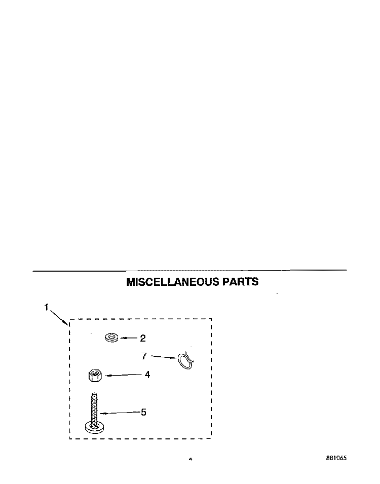 CONTROLS AND REAR PANEL, MISCELLANE Diagram and Parts List for RAL5144BQ0  Whirlpool Washer