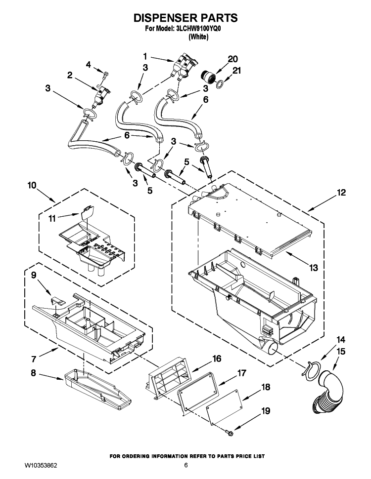 INTERIOR AND VENTILATION PARTS Diagram and Parts List for YMH1170XSS4  Whirlpool Microwave