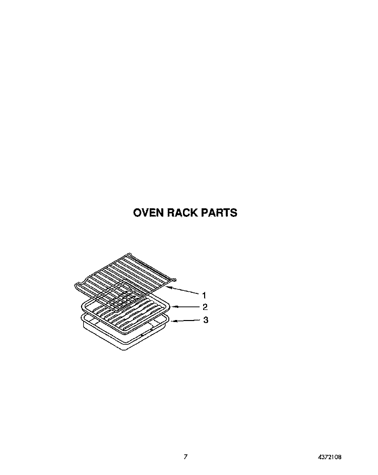 OVEN RACK, LIT/OPTIONAL Diagram and Parts List for SF310PEYW1  Whirlpool Range