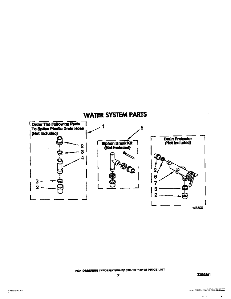 WATER SYSTEM Diagram and Parts List for LA5600XTG1  Whirlpool Washer