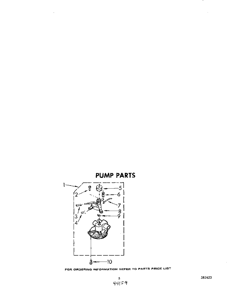 PUMP Diagram and Parts List for LHA6300W2  Whirlpool Washer