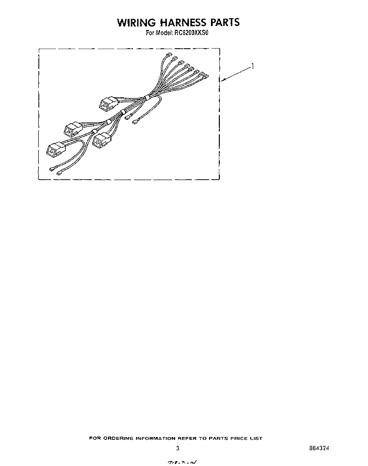 SECTION Diagram and Parts List for RC8200XKS0  Whirlpool Cooktop