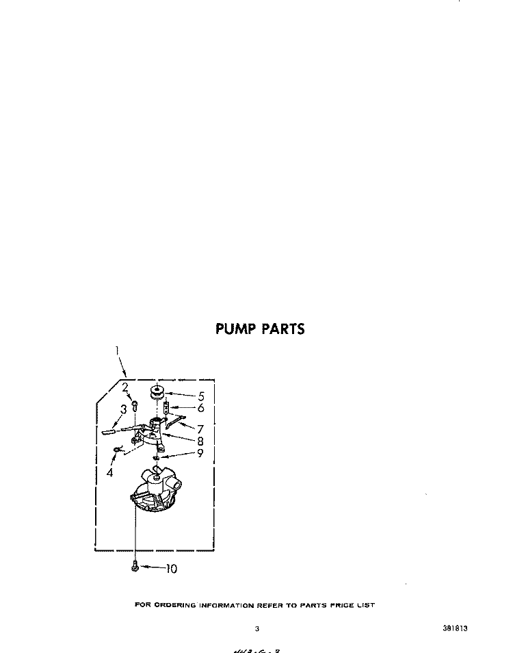 PUMP Diagram and Parts List for LA5530XKW0  Whirlpool Washer