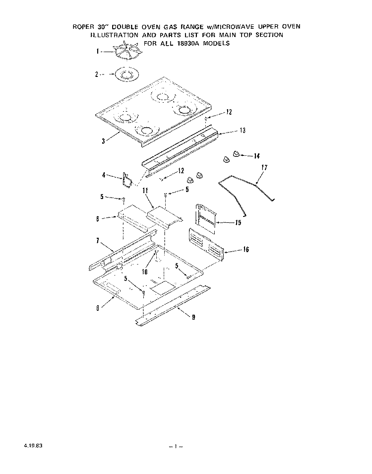 POWER LOCK Diagram and Parts List for 1893^0A  Whirlpool Wall Oven