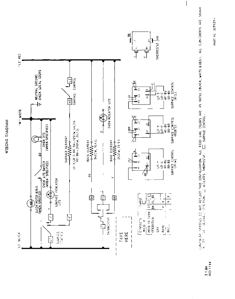SECTION Diagram and Parts List for S7257X0  Roper Range