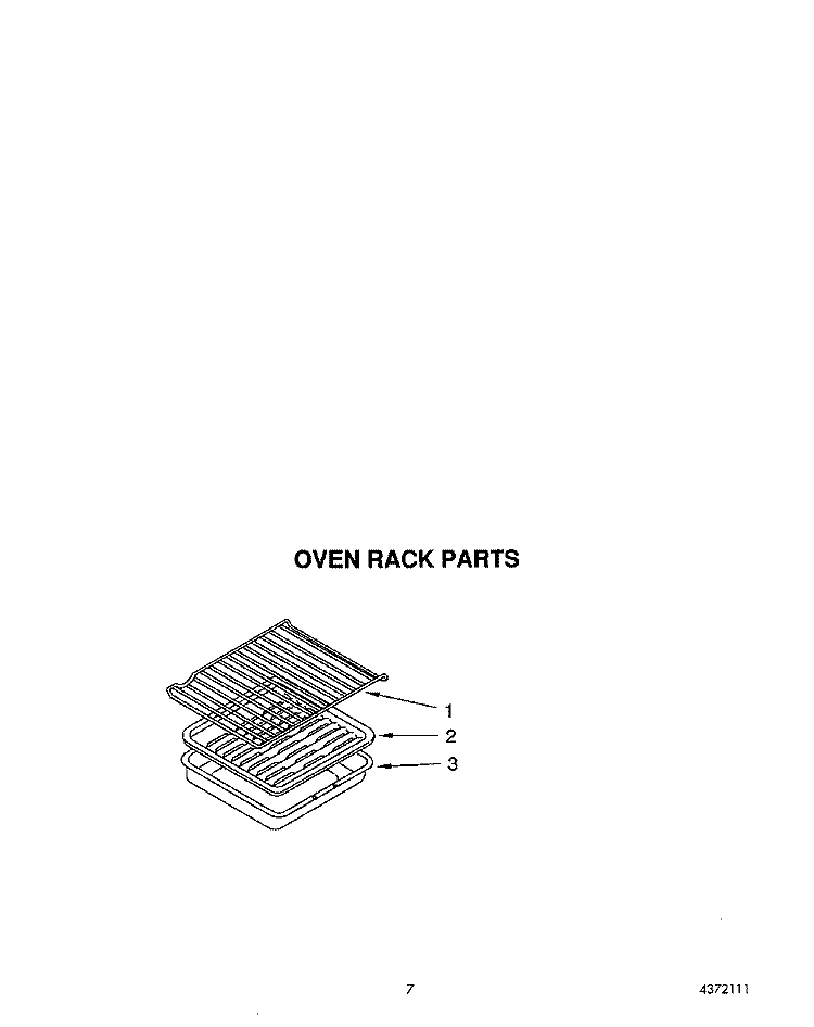 OVEN RACK, LIT/OPTIONAL Diagram and Parts List for FGS385YL1  Whirlpool Range