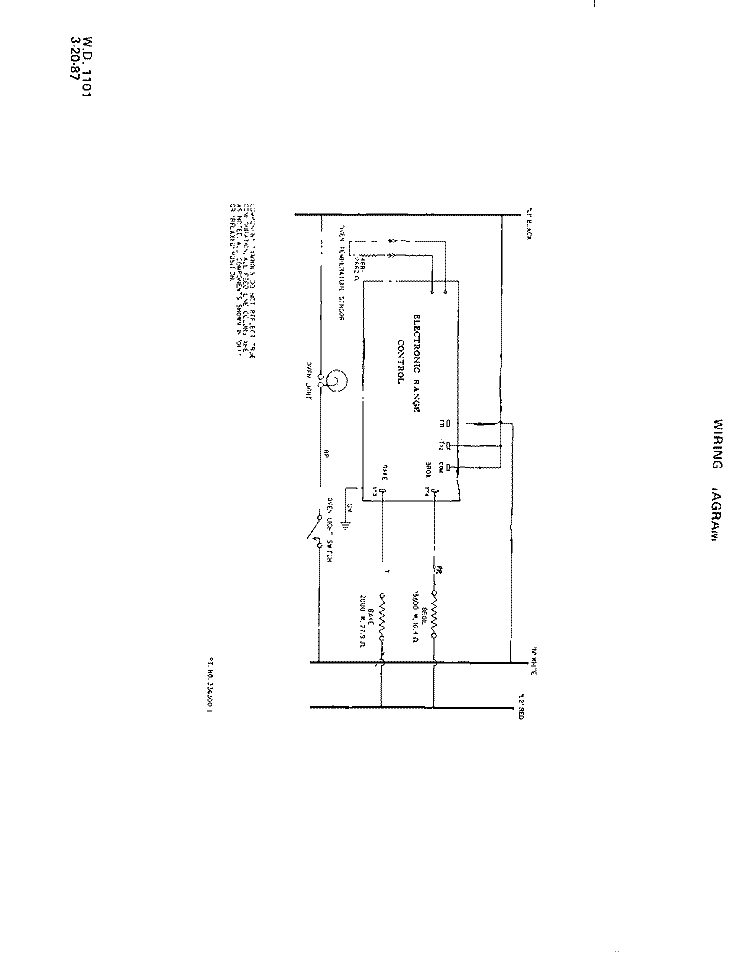 SECTION Diagram and Parts List for B9307^0  Roper Wall Oven