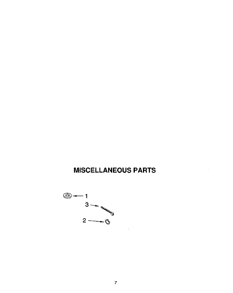 MISCELLANEOUS Diagram and Parts List for LA5243XYW0  Whirlpool Washer