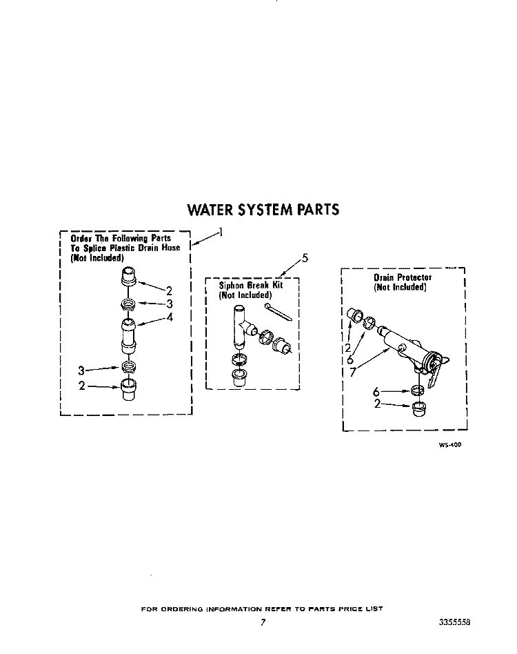 WATER SYSTEM Diagram and Parts List for LA5300XTN1  Whirlpool Washer