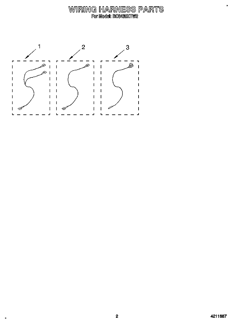 SECTION Diagram and Parts List for RC8430XTW2  Whirlpool Cooktop