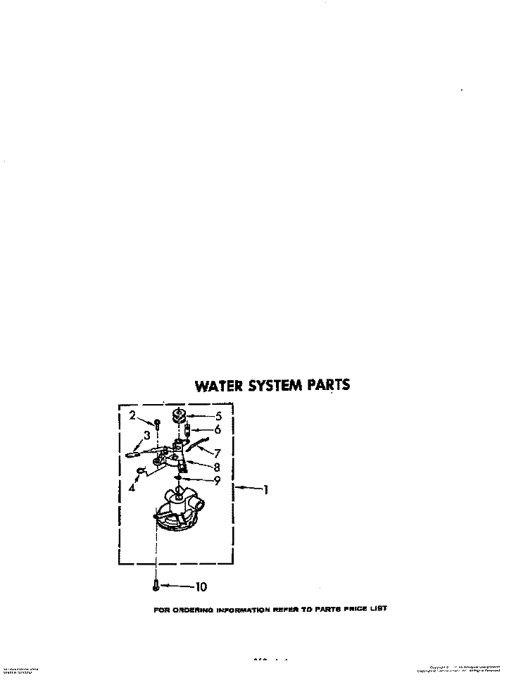 WATER SYSTEM Diagram and Parts List for LB3000XKW0  Whirlpool Washer