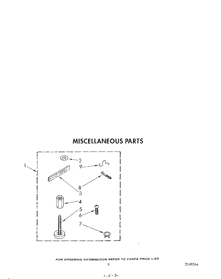 MISCELLANEOUS Diagram and Parts List for KAWE750VAL0  Whirlpool Washer