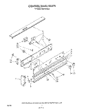 CONTROL PANEL Diagram and Parts List for KEBI100VBL0  KitchenAid Wall Oven