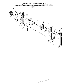 Oven Control Panel Diagram and Parts List for 1835*3A  Roper Range