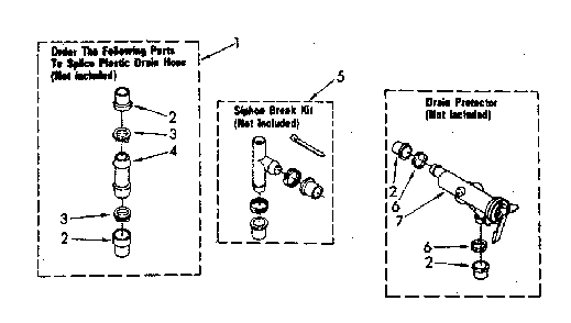 Water System Diagram and Parts List for LA9800XSN1  Whirlpool Washer