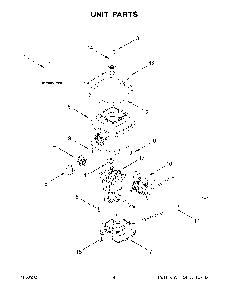 Unit Parts Diagram and Parts List for KSB4026BE0  KitchenAid Blender