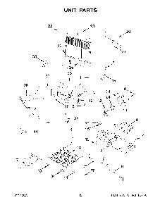 Unit Parts Diagram and Parts List for KRFF302ESS06  KitchenAid Refrigerator