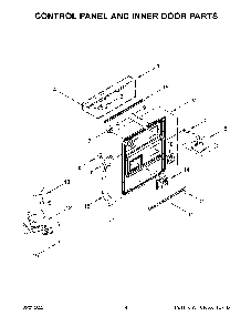 Part Location Diagram of W11629912 Whirlpool CNTRL-ELEC