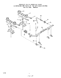 BROILER AND OVEN BURNER Diagram and Parts List for 1355W0A  Roper Range