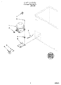 SECTION Diagram and Parts List for EH070FXEN00  Whirlpool Freezer