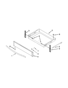 Part Location Diagram of W10634251 Whirlpool HNDLE-DOOR