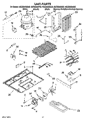 UNIT PARTS Diagram and Parts List for KSCS23INSS02  KitchenAid Refrigerator