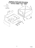 PEDESTAL PARTS (NOT INCLUDED) Diagram and Parts List for GGW9200LQ1  Whirlpool Dryer