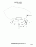 HEATER PARTS Diagram and Parts List for 7GU3200XTVY2  Whirlpool Dishwasher