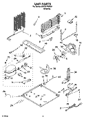 Part Location Diagram of 2320176 Whirlpool EVAPORATOR