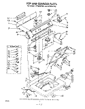 TOP AND CONSOLE Diagram and Parts List for LA7000XPW0  Whirlpool Washer