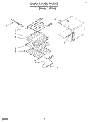OVEN LINER Diagram and Parts List for KEBI141BBL1  KitchenAid Wall Oven