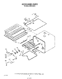 OVEN LINER Diagram and Parts List for KEBS146SBL1  KitchenAid Wall Oven
