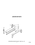 BACKGUARD Diagram and Parts List for SF0100ERW8  Whirlpool Range