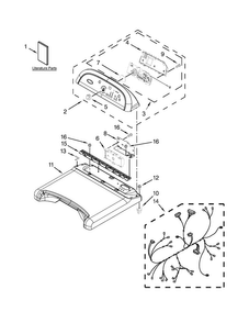 Part Location Diagram of W10638368 Whirlpool TOP