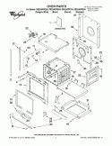 OVEN PARTS Diagram and Parts List for RBS245PRQ04  Whirlpool Wall Oven