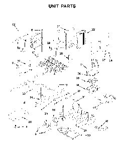Unit parts Diagram and Parts List for WRS331SDHB03  Whirlpool Refrigerator