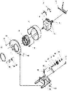 06 - Motor And Fan Assemblies Diagram and Parts List for LGS34AW  Whirlpool Washer