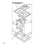 COOKTOP MODULE Diagram and Parts List for SC8900EXW0  Whirlpool Cooktop