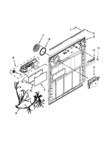 Part Location Diagram of W10627627 Whirlpool VENT