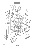 Part Location Diagram of 4334088 Whirlpool HINGE-DOOR