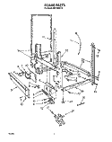 FRAME, LIT/OPTIONAL Diagram and Parts List for DU1800XT2  Whirlpool Dishwasher